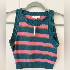 Madewell Colorful Striped Knit Top